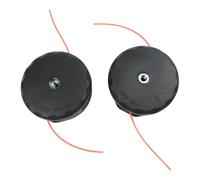 Niceminiwall Lot de 4 têtes de débroussailleuse compatibles avec ECHO Eater et 400, construction PA + 30GF pour une coupe efficace de l'herbe, pièces de tondeuse à gazon faciles à installer - Noir (S