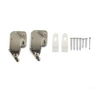 Niceminiwall Mini Touch Loquet à ressort automatique pour portes d'armoire, fermeture Push to Open avec fonction de rebond Matériau ABS inclus
