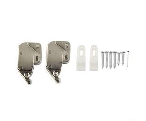 Niceminiwall Mini Touch Loquet à ressort automatique pour portes d'armoire, fermeture Push to Open avec fonction de rebond Matériau ABS inclus