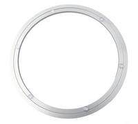Niceminiwall Plateau tournant Lazy Susan en alliage d'aluminium avec roulement rotatif lisse, design décalé en hauteur, plaque pivotante ronde de 12 à 40 cm pour table de cuisine, salle à manger
