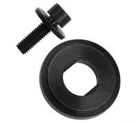 Niceminiwall Rondelle à bride intérieure et boulons hexagonaux pour scies circulaires - Collier de serrage de lame de 16 mm, filetage gauche M6 x 20, design réversible