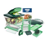 NICER DICER DICERCHEF01 La Nouvelle Version Chef pour Encore Plus de Plaisir en cuisinant sainement et Rapidement, Vert
