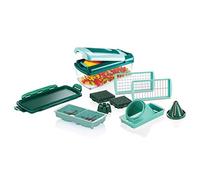 Nicer Dicer Fusion Smart Coupe-légumes 12 pièces en dés, bâtonnets, quarts, huitièmes, julietti