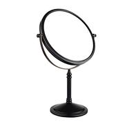 Nicesail Miroir de Maquillage de Table, Double Face 1X-10X, Miroir cosmétique pivotant à 360° pour Bureau de Table, Bronze huilé (20,3 cm, 10X)