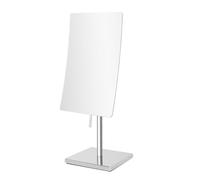 Nicesail Miroir de Table Rectangulaire - Miroir Grossissant x5 - Argent - Salle de Bain - Élégant et Raffiné - pour Maquillage et Rasage