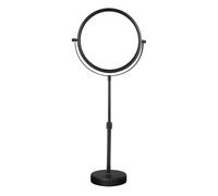 Nicesail Miroir de Table réglable en Hauteur sur Pied Miroir grossissant 5 x Miroir de Rasage pivotant sur Pied Double Face Ø 20 cm