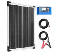Nicesolar Panneau solaire monocristallin 20 W 12 V pour charge d'energie 1224 V independant du reseau pour le camping
