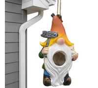 Niche à oiseaux pour l'extérieur Refuge suspendu en corde en forme de lutin