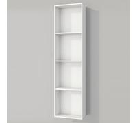 Niche De Douche Acier Inoxydable, Niche Encastrée Salle De Bain Étanche | Niche Murale, Moderne, Papier Toilette, Alcôve Poubelle, Articles De Toilette(White,4st Layer)