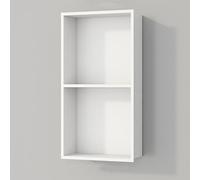 Niche De Douche Acier Inoxydable, Niche Encastrée Salle De Bain Étanche | Niche Murale, Moderne, Papier Toilette, Alcôve Poubelle, Articles De Toilette(White,2 st Layer)