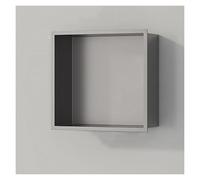 Niche De Douche Acier Inoxydable, Niche Murale Encastrée Étanche Moderne | Salle De Bain, Papier Toilette, Alcôve Poubelle, Rangement Articles De Toilette(Gunmetal Grey,1st Layer)
