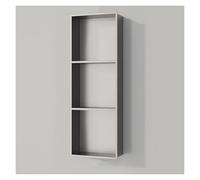 Niche De Douche Acier Inoxydable, Niche Murale Encastrée Étanche Moderne | Salle De Bain, Papier Toilette, Alcôve Poubelle, Rangement Articles De Toilette(Gunmetal Grey,3st Layer)