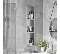 Niche de Douche Argenté 90 x 20 x 9,5 cm Acier inoxydable