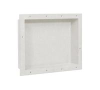 vidaXL Niche de douche Blanc mat 41x51x10 cm