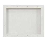 Niche de douche blanc mat 41x51x10 cm