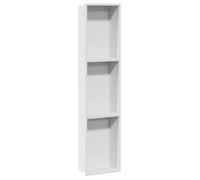 vidaXL Cabine de douche blanche 90 x 20 x 9,5 cm Acier inoxydable