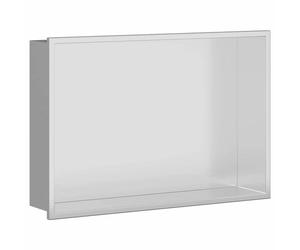 Niche de douche en acier inoxydable - vidaXL - Argenté - 45x30x9 5 cm - Montage mural - Usage intérieur - Design moderne