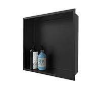 Niche de douche étagère de salle de bain étanche encastrée insert mural en acier inoxydable 304 pour rangement moderne de salle de bain design plus épais