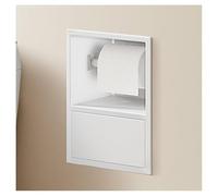 Niche de Douche Murale avec étagère de Rangement étanche à Double Niveau, Solution de Rangement encastrée en Acier Inoxydable pour Salle de Bain