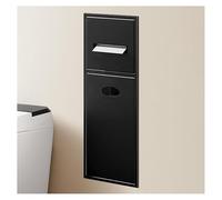 Niche de Douche Murale avec étagère de Rangement étanche à Double Niveau, Solution de Rangement encastrée en Acier Inoxydable pour Salle de Bain