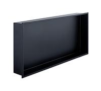 Niche de rangement en inox à encastrer spécial douche 60x30x10 finition noir mat by Eurosanit