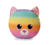 NICI 62208 GLUBSCHIS Coussin, Motif Chat Miss Mellie, 32 x 32 cm, Coloré, Moelleux, pour Garçons, Filles, Bébés Et Amateurs De Doudous, Idéal pour La Maison, La Maternelle Ou Les Déplacements