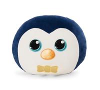 NICI 62209 GLUBSCHIS Coussin Motif Pingouin Sniffy, 35 x 30 cm, Bleu, Moelleuse, pour Garçons, Filles, Bébés Et Amateurs De Doudous, Idéal pour La Maison, La Maternelle Ou Les Déplacements