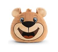 Nici Fc Bayern München Berni Round-shaped Cushion 33x28 Cm Marron Enfants
