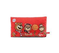 NICI Berni Coussin FC Bayern Munich, Mia et Ben, 43 x 25 cm, Rouge - 61618 | Coussin moelleux pour enfants et adultes, coussin en peluche, idéal pour la maison, la maternelle ou les déplacements