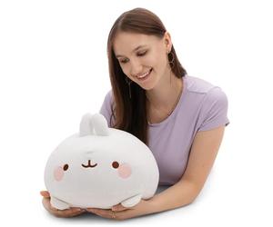 NICI- Coussin décoratif Lapin Molang 30x40 cm, 47752, Blanc, 1 Stück (1er Pack)