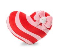 NICI Coussin Molang en Forme de cœur, 32 x 26 cm, Rose - 62789 | Coussin moelleux pour enfants et adultes, coussin en peluche, idéal pour la maison, la maternelle ou les déplacements