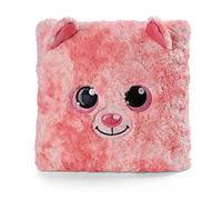 NICI- Coussin GLUBSCHIS Chat Dreamie 30x30 cm Rose figuratif-Oreiller Doux pour Les garçons, Les Filles, Les bébés et Les Amateurs de Peluches-Idéal Non Seulement pour la Maison, 48587