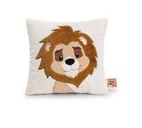 NICI Coussin Lion, 30 x 30 cm, Marron - 62750 | Coussin moelleux pour enfants et adultes, coussin en peluche, idéal pour la maison, le jardin d'enfants ou les déplacements