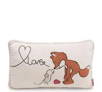 NICI Coussin Love Renard Miro & Souris Mira 43 × 25 cm - Accessoire déco Doux et Charmant à câliner, pour Chambre d’Enfant, canapé et lit, Jolie idée Cadeau pour Enfants et Fans | 63364