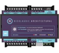 NICOLAUDIE ARCHITECTURAL DINA - DR2 Contrôleur d'éclairage avancé monté sur rail DIN - Logiciels et matériels DMX
