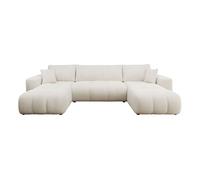 Bestmobilier Canapé panoramique Nicole - Beige