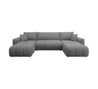 Bestmobilier Canapé panoramique Nicole - Gris