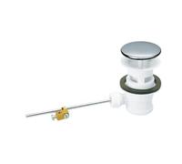 Bonde de lavabo à clapet plastique sans tirette - 0201005 NICOLL