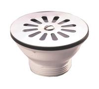 Bonde pour évier grès et synthèse perçage 60 mm, diamètre 84 mm