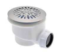 Bonde de douche à grille inox 90 mm - sortie horizontale - 0205075 NICOLL