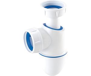 Nicoll 0224286 92887 Polychlorure de vinyle (PVC) Siphon Easyphon d'Évier Ø 40 mm, BM552