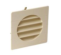 Nicoll 1GETM100 Grille extérieur avec Moustiquaire pour Tuyau Ø 100 Sable
