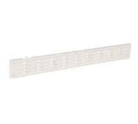 Grille de ventilation en applique rectangulaire plate à fermeture 40x300mm - NICOLL - 1PF300 G