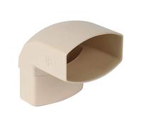 Nicoll - Coude 8730 pour tuyau de descente de 90x56 OVATION MF PVC Sable CN8GTS
