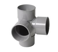 Nicoll - Croix d'angle PVC 87 degré 30 Mâle/Femelle, 80 - NICCRAR18