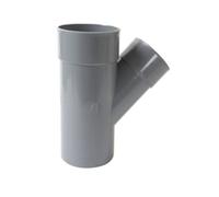 Nicoll Culotte simple MF 45 gris PVC Nicoll - Ø 125 100 mm