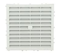 Nicoll M214 - Grille façade carrée 197x197 mm - Blanc