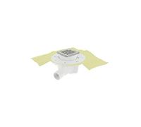Siphon pour douche carrelée 100x100mm horizontale - Nicoll - Haut-débit - Anti-odeur - Visitable