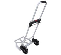 Nictemaw Diable Pliable, Chariot de Transport Pliable en Aluminium, avec Roues en Caoutchouc, avec poignée Extensible pour des Charges jusqu'à 100 kg