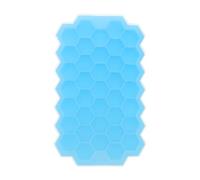 Nid D'abeille Moule à Glaçons Bleu avec Couvercle en Silicone | Barquette Réutilisable, Démoulage Facile, Usage Maison et Fête, Format Pratique pour Congélateur